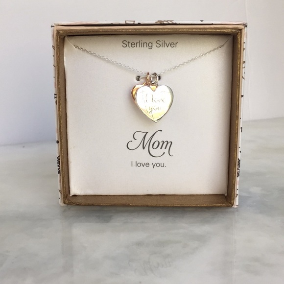NWT Sterling Silver “ Mom I love you” pendant necklace - Picture 4 of 6